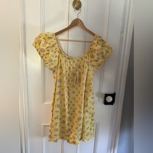 DÔEN NWT Julie dress, Sunshine Bouton de Rose, size L